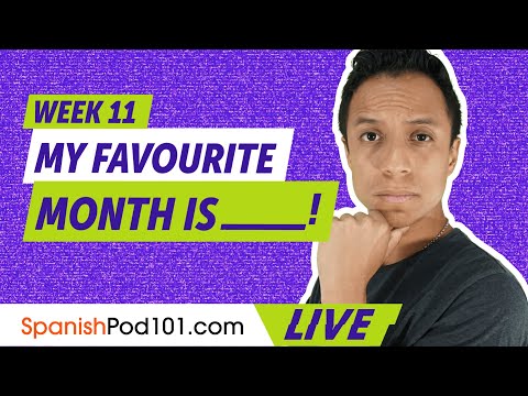 Talking About Months in Spanish | Learn Spanish Vocabulary (Week 11)