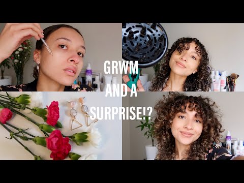 GRWM // SKIN, MAKEUP, WASH & GO ROUTINE + SURPRISE!