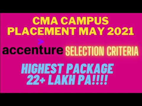 CMA Campus Placement 2021