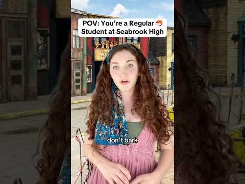 POV: You’re a Regular Student Seabrook High School 🦐 #disneyzombies #funny