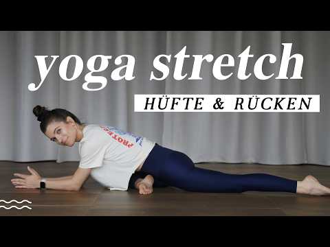 Entspanntes Yoga für Hüfte, Rücken & Schultern | Bye Bye Stress und Anspannung! 👋 | 25 Min. Stretch