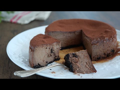 【まったり濃厚♡チョコレートチーズケーキ】クリスマスやバレンタインにも♪ |  Chocolate cheesecake