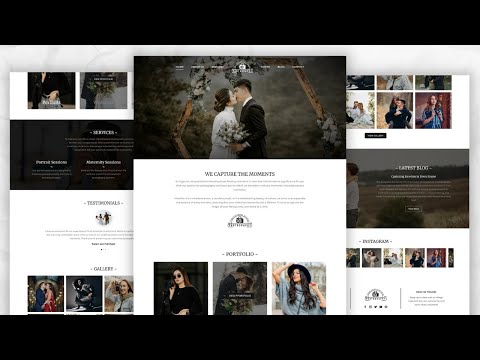 How To Build Photography Portfolio Website Using HTML CSS and JavaScript