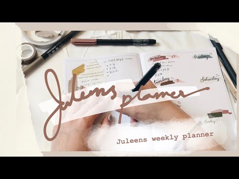 🍋 juleens planner 🍋 我自己做了一本周計畫 ！