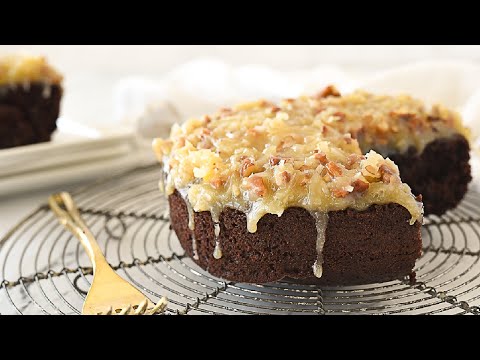 German Chocolate Cake for Two | Small Batch