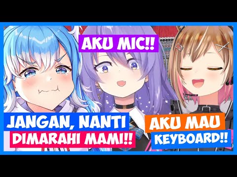 Kobo ketika mau dilooting balik sama Risdu dan Moona!!