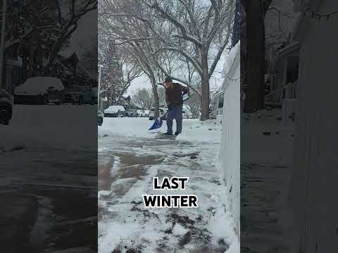 Cleaning Snow last winter late upload #lastwinter2023 #coldplace #canada