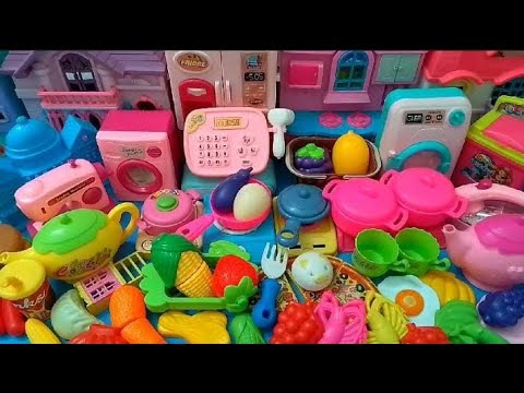 Satisfying with Unboxing | Tiny Ultimate hello kitty kitchen Set | #asmr #toys 💙