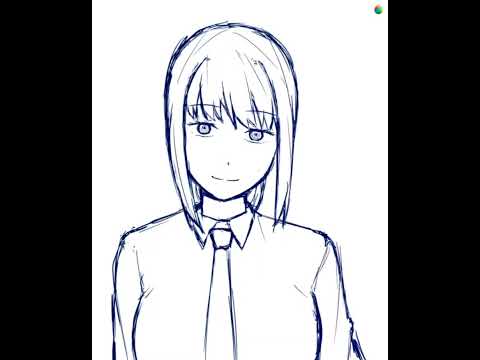 Sketching Makima - Chainsaw Man #shorts