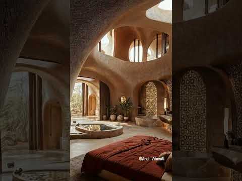 Subterranean Villa in the Sahara Dessert #luxuryhomes #travel