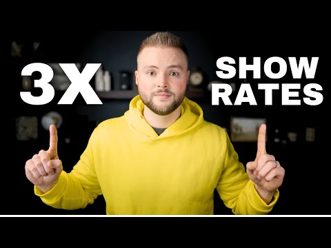 How To 3X Your Appoinment Show Rates!