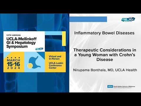 Therapeutic Considerations in a Young Women with Crohn’s Disease | UCLA Digestive Diseases