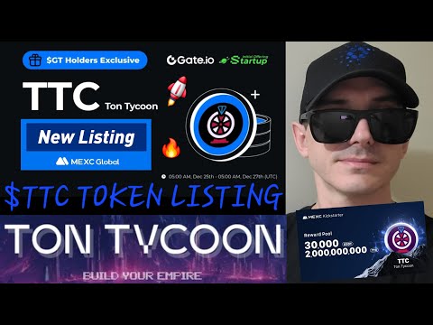 $TTC - TON TYCOON TOKEN CRYPTO COIN HOW TO BUY TTC BNB BSC TELEGRAM DAPP GAME GATE MEXC GLOBAL P2E