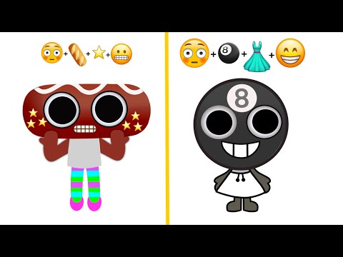 Emoji mix videos- Dandy’s world edition | Funny Emojis that we need!! #emojichallenge 😍🥺😠😸🍓🥴🐱🩷💗