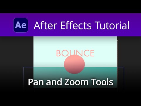 After Effects Tutorial - Pan and Zoom Tools