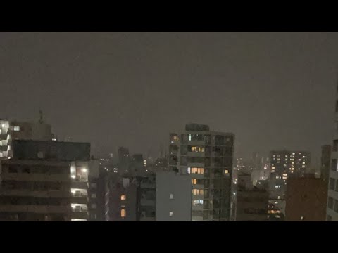 緊急車両Live ゲリラ豪雨　tokyoview.