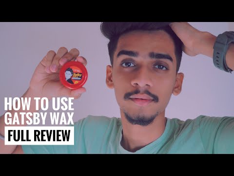 How to use gatsby hair wax | Mens hairstyle tutorial | Hindi | HrithikPawar