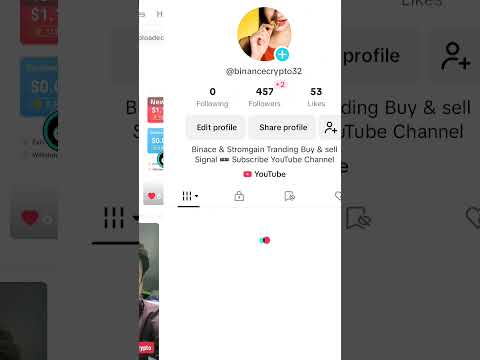 TikTok Follow us || Binace Crypto|| Trade video