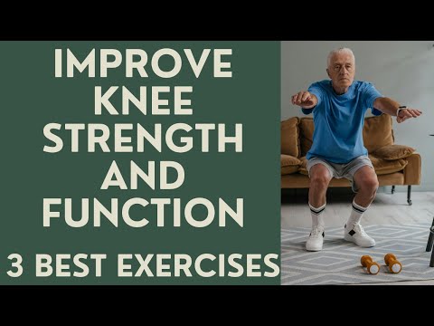 Seniors: Improve Knee Strength and Function: 3 Best exercises!