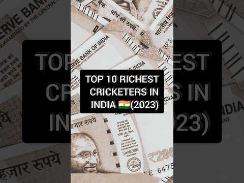 Top 10 Richest Cricketers in india 2023 🇮🇳|#shorts #viral #cricketshorts