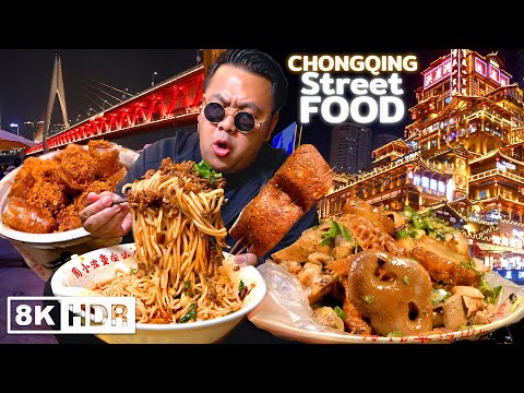 China BEST Street Food in Chongqing  24Hrs.