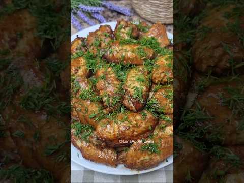 А у вас что на ужин? Крылышки в духовке. Коротко,ясно и вкусно. #рекомендации #рецепты #шортс