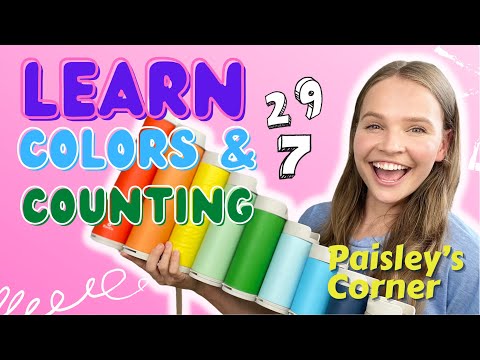 Learn Colors and Counting | Best Toddler Learning Video | Learn English