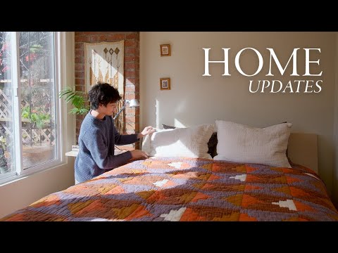 Home Updates | Bedroom styling, the perfect winter quilt, holiday decorating