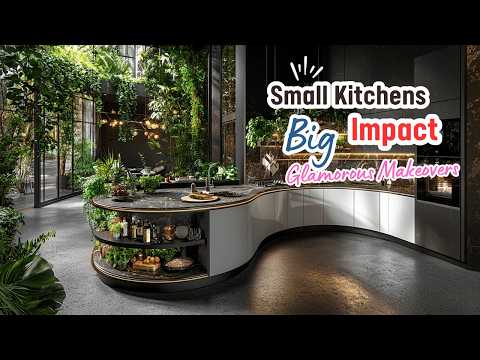 Glamorous Makeovers: Small Kitchens with Big Impact