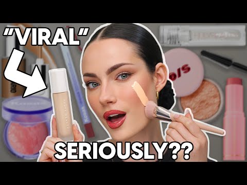 WE NEED TO TALK ABOUT THESE VIRAL NEW MAKEUP LAUNCHES... 👀  Test them with me!