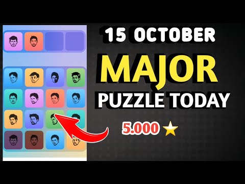 MAJOR PUZZLE DUROV SOLVED TODAY 15 OCTOBER | MAJOR DAILY COMBO CARD 15 OCTOBER | MAJOR PUZZLE DUROV