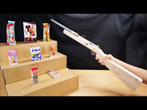 【DIY】射的コルク銃銃の作り方　 A fun festival game!  How to make a CorkGun