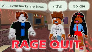 Toxic teamers get DESTROYED then rage quit... | MM2 | Roblox