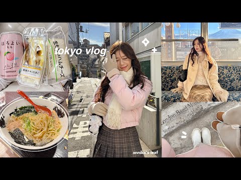 TOKYO VLOG🍡 winter in japan, lots of food, mt.fuji fail, shibuya & omotesando, holiday gift shopping