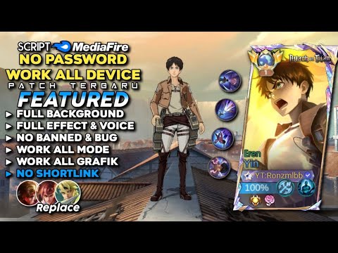 Script Skin Yin Attack on Titan Eren No Password Mediafire | Full Effect & Voice - Patch Terbaru