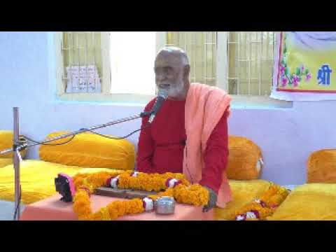 Swami Padmanabhananda of DLS talks at Ma Anandamayi Ashram