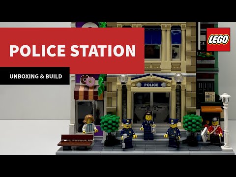 LEGO Police Station | Set 10278 | Creator Expert | Speed Build | Time Lapse