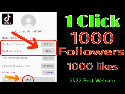 Get free 1000+ Followers and likes on tiktok. get more followers on tiktok free 2022.