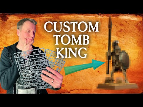 I kitbashed my own custom Warhammer Tomb KIng and it was a challenge! | Duncan Rhodes | Warhammer