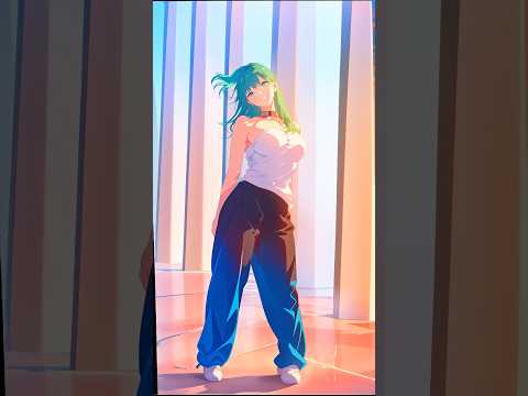 AiRebirth of emilywarmwxy(TikTok) covering EASY dance! Credit to the dancer! #anime #dance #aigirl