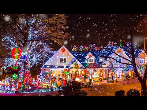 Relaxing Christmas Music Snow Falling 2024 🎄 Best Peaceful Instrumental Christmas Music of All Time