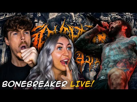 ALEX IS INSANE!! | British Couple Reacts to SLAUGHTER TO PREVAIL - Bonebreaker - Live in Moscow 2022