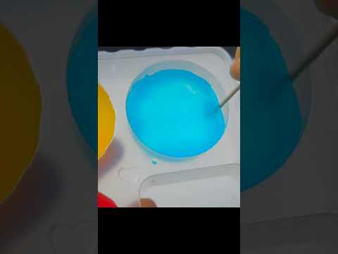 Blue Red Yellow food gummy cooking challenge oddly satisfying #shortsvideo #shortsfeed #food