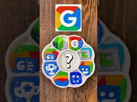 How many do you know?🎨Logo of Google 03｜MIxing Color｜Satisfying ｜Art | Paint Mixing | ASMR Art