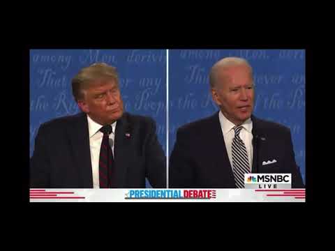 Joe Biden: "It's hard to get any word in with this clown"