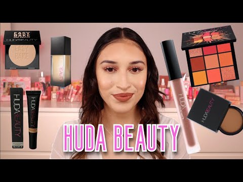 FULL FACE OF HUDA BEAUTY MAKEUP ROUTINE