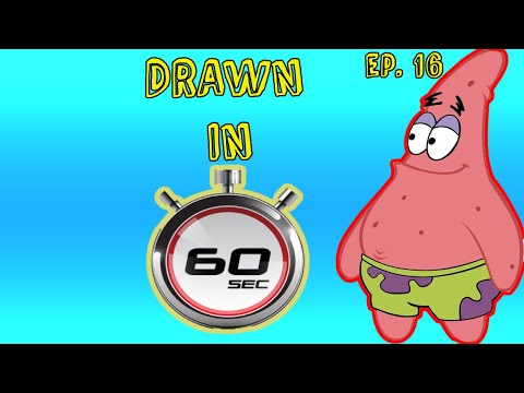 How I Draw Patrick Star in 60 Seconds