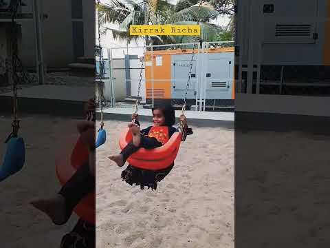 Kirrak Richa Playing At Park #trending #viral #youtubeshorts