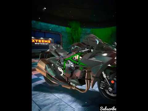 Kawasaki Ninja H2 🖤💚 top speed 477🔥🔥😈😈😈😈 subscribe 💓😈👑 #shortvideo #viral #1ksubscribers 😈😈😈👑👑👑😈😈😈🤜🤛