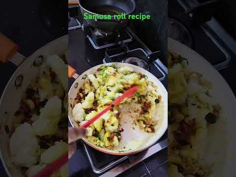 #samosha roll recipe #viral video #trending video #short #reels #samosha #roll #fry samosha